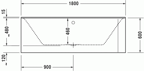 Duravit P3 Comforts O 180x80