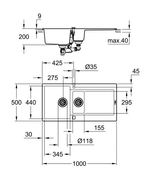 Grohe K500 31647