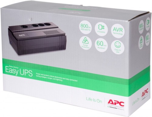 Упаковка APC Easy-UPS BV 800VA BV800I-GR