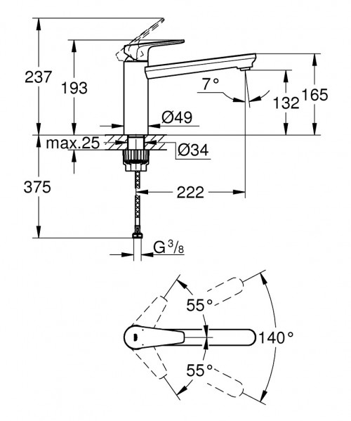 Grohe BauEdge 31693