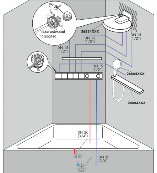 Hansgrohe RainSelect 15382000