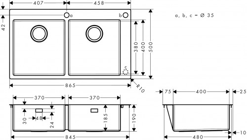 Hansgrohe S71 S712-F765 43311