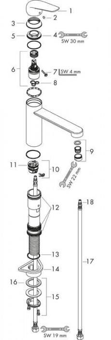 Hansgrohe Focus M42 71806000