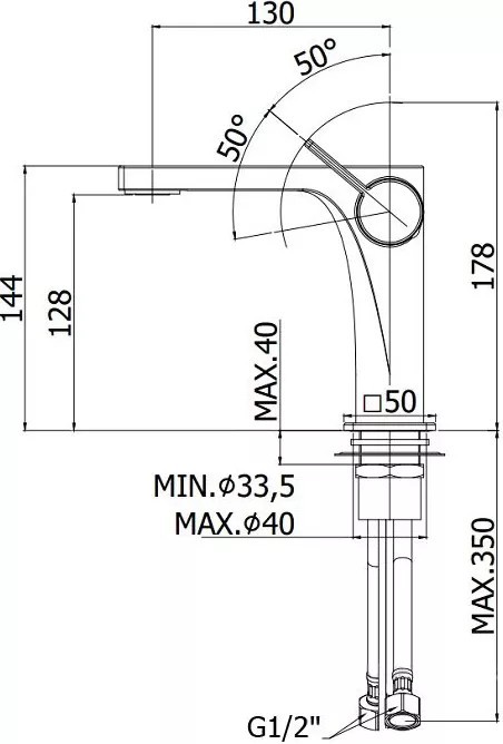 Paffoni Rock RO 071CR