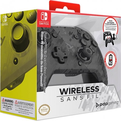 PDP Faceoff Wireless Deluxe Controller for Nintendo Switch