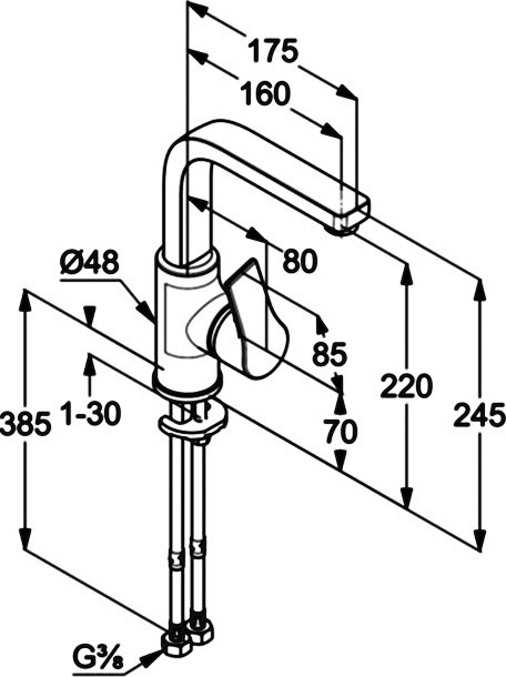 Kludi Zenta SL 480280565