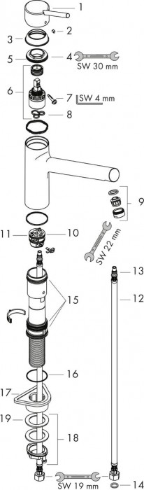 Hansgrohe Talis M52 32857000