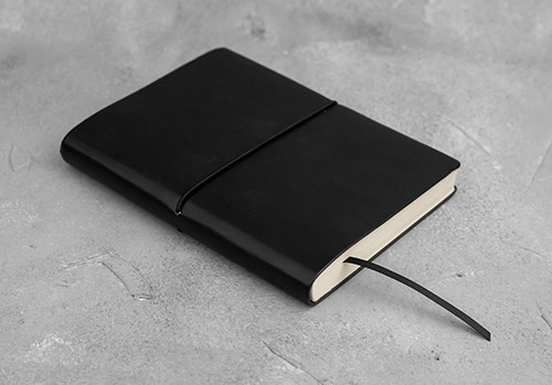 Ciak Plain Notebook Medium Black