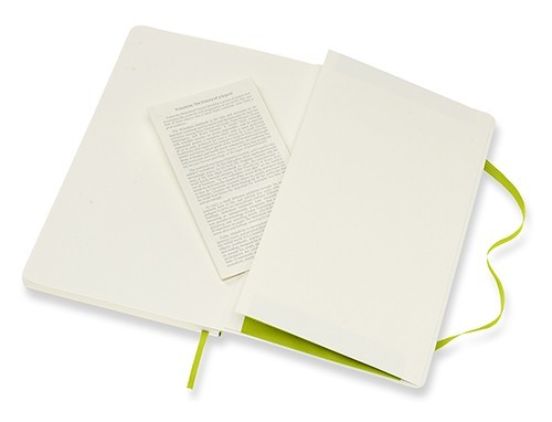 Moleskine Plain Notebook Large Soft Lime