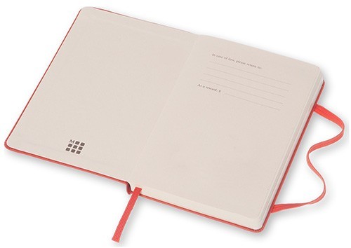 Moleskine Plain Notebook Pocket Orange