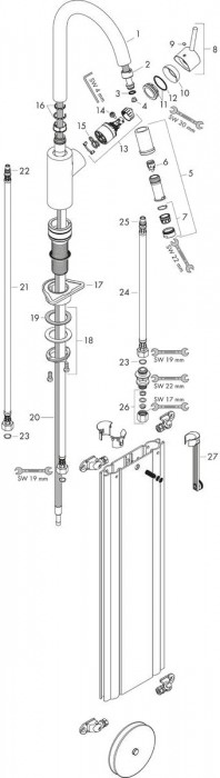 Hansgrohe Talis M52 73878000