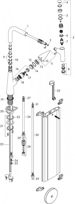 Hansgrohe Talis Select M51 73853000