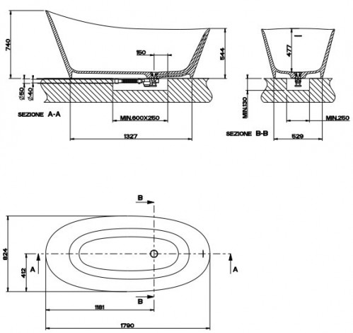 GESSI Cono 179x82