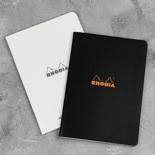 Rhodia Dots Side-Stapled A5 White