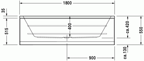 Duravit D-Code 180x80