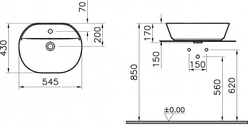 Vitra Geo 7428B003-0001