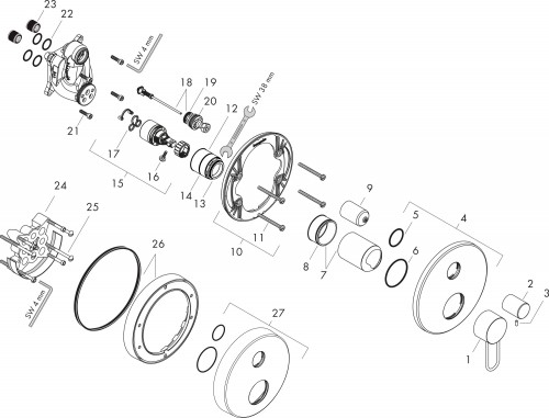 Axor Uno 38426000