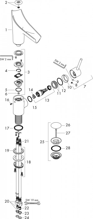 Axor Starck V 12116000