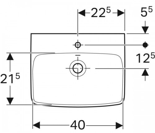 Geberit Selnova Square 45 500.322.01.1