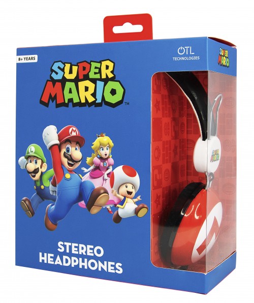 OTL Super Mario Icon Teen Stereo Headphones