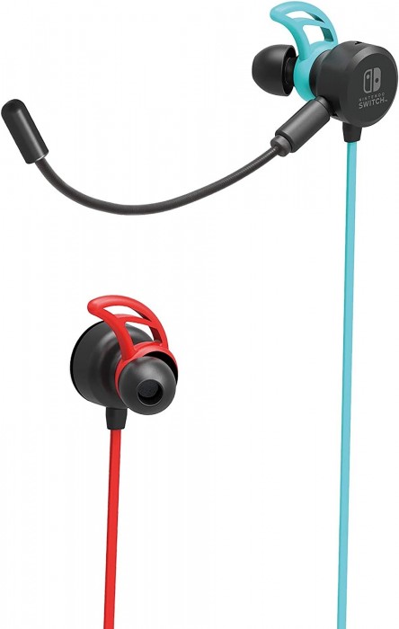 Hori Gaming Earbuds Pro with Mixer for Nintendo Switch