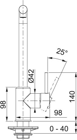 Franke Sirius L Pull Out 115.0668.280