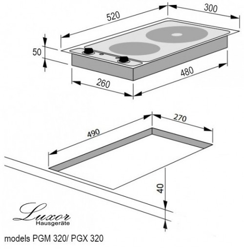 Luxor PGX 320 BK