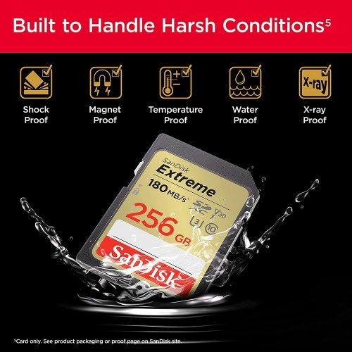 SanDisk Extreme SDXC Class 10 UHS-I U3 V30 256Gb