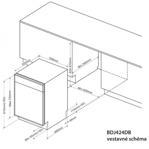 Brandt BDJ424DB