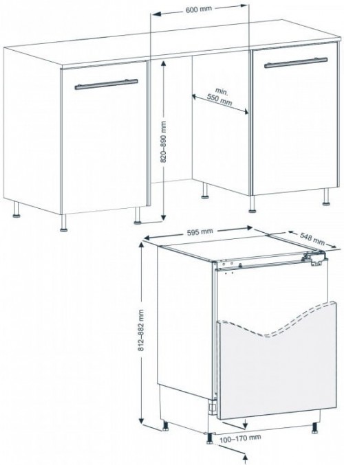 Vestfrost VR-BS16501M0