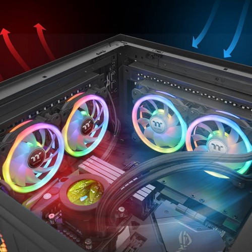 Thermaltake SWAFAN 12 RGB Radiator Fan (3-Fan Pack)