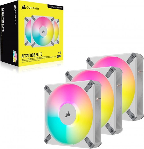 Corsair iCUE AF120 RGB ELITE White Triple Fan Kit