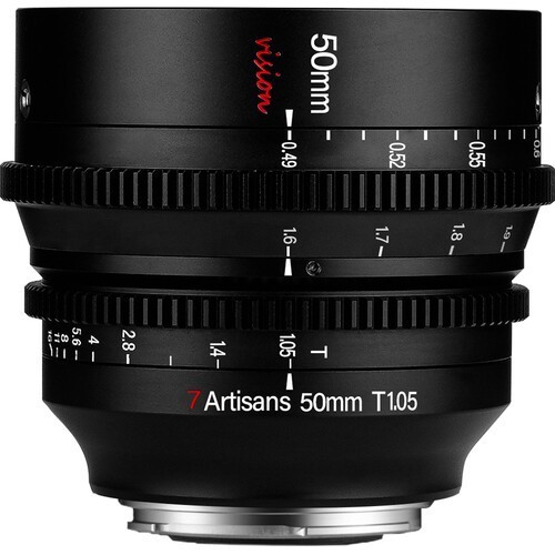 7Artisans 50mm f/1.05 Vision Cine