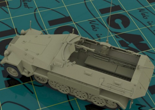 ICM Sd.Kfz.251/1 Ausf.A with German Infantry (1:35)