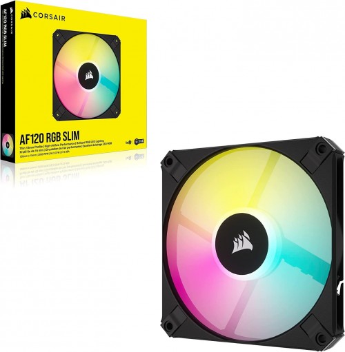 Corsair iCUE AF120 RGB SLIM Black Single Pack