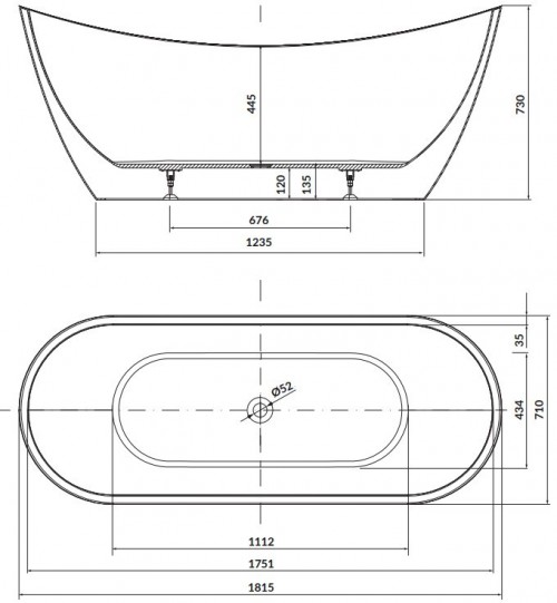 Cersanit Zen 182x71 S301-331