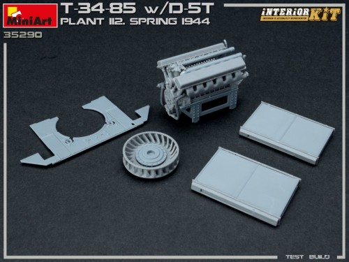 MiniArt T-34/85 w/d-5t. Plant 112. Spring 1944. Interior Kit