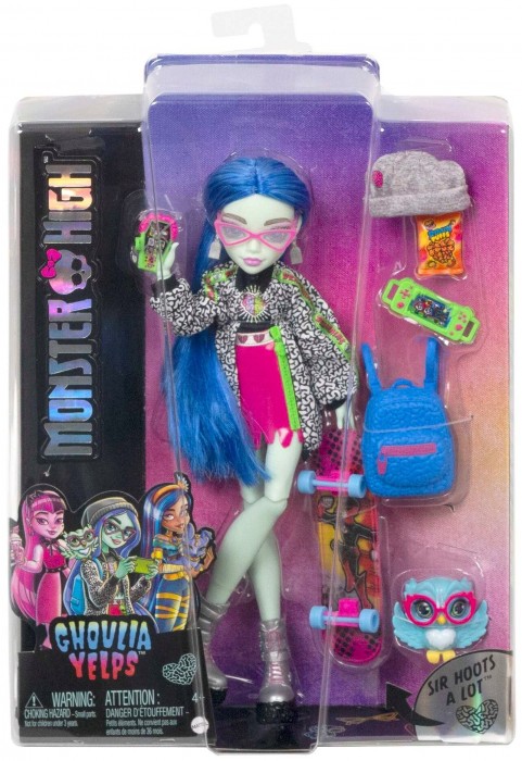 Monster High Ghoulia Yelps Sir Hoots A Lot HHK58