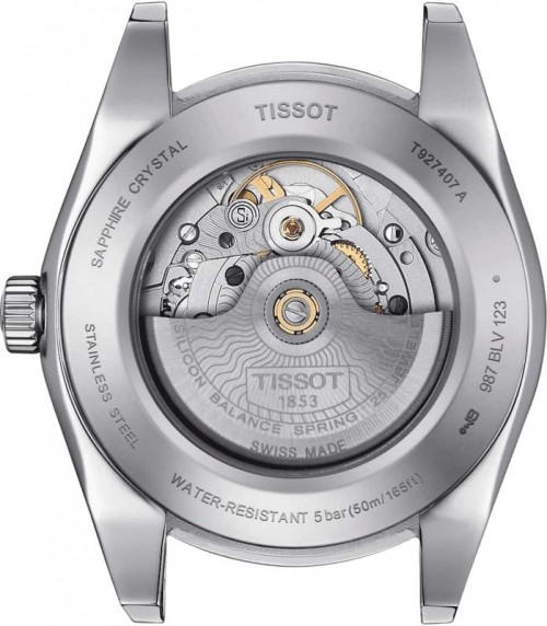 TISSOT Gentleman Powermatic 80 Silicium Solid 18k Gold Bezel