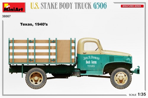 MiniArt U.S. Stake Body Truck G506 (1:35)