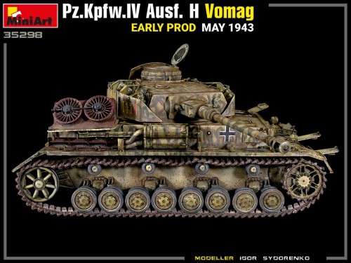 MiniArt Pz.Kpfw.IV Ausf. H Vomag Early Prod May 1943 Interio