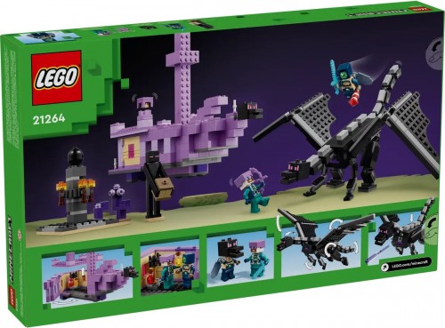 Lego The Ender Dragon and End Ship 21264