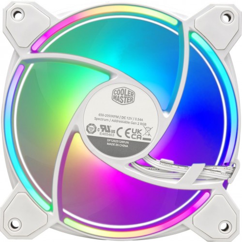 Cooler Master MasterFan MF120 Halo 2 White 3in1