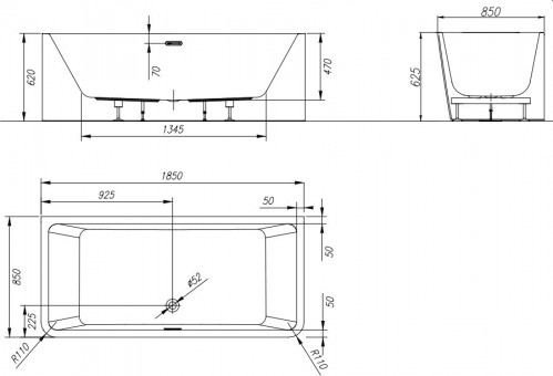 Kolpa San Elektra SP 185x85 513460