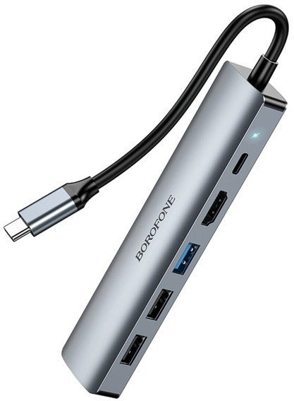 Borofone DH16 Buddy Type-C 6-in-1