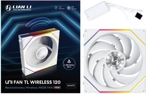 Lian Li Uni Fan TL120 Wireless White