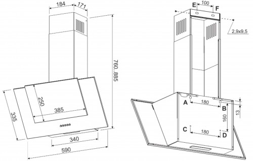 ELEYUS Vertico 650 LED 60 BL