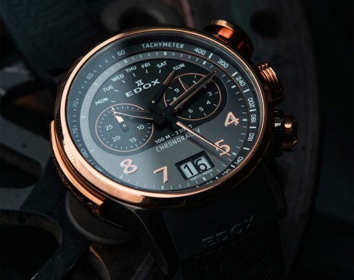 EDOX Chronorally Chronograph 45 38003 TINGR GNR