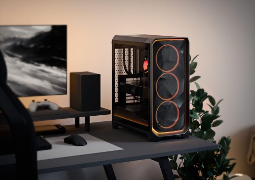 Fractal Design Meshify 3 Ambience Pro RGB Black TG Light Tin