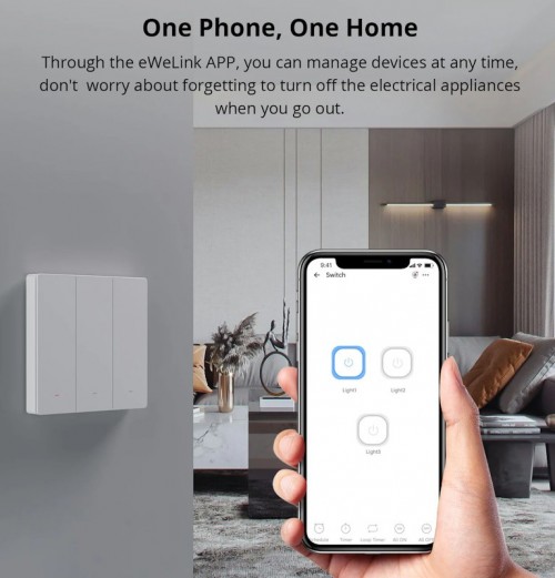 Sonoff SwitchMan Smart Wall Switch M5-1C-80W